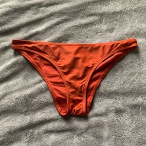 Aerie Teeny Bikini Bottoms Burnt Orange NWOT L